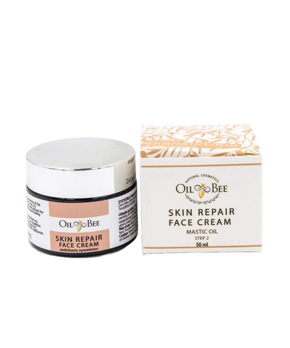 oilandbee.com_kremes_prosopou_anaplasis_prosopou_step2 Skin Repair Κρέμα Ανάπλασης 50ml, Mastic Oil - Image 1