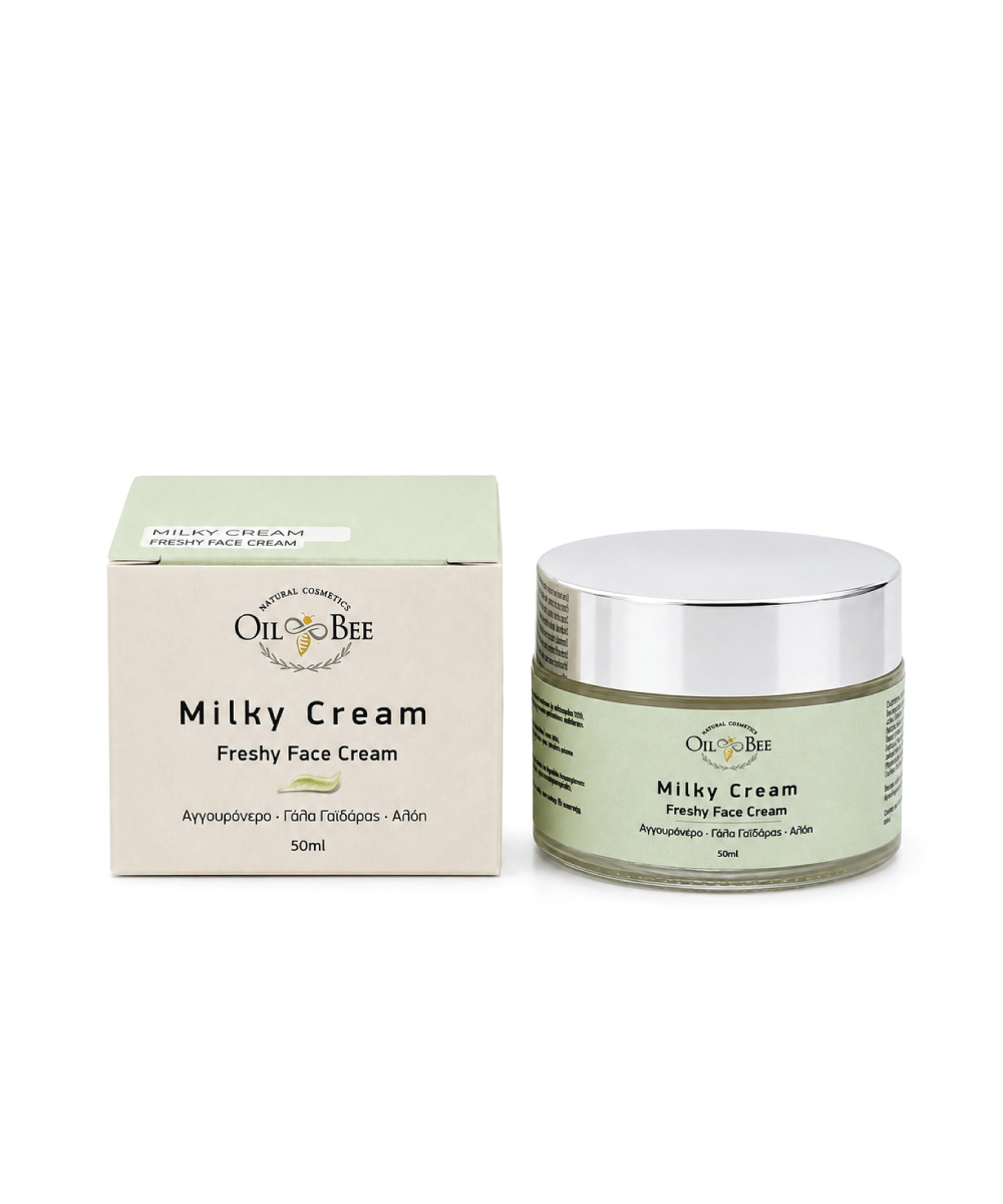 oilandbee.com_kremes_prosopou_galaktomata__face_cream_milky_50ml Milky Cream Freshy Face Cream 50ml - Image 1